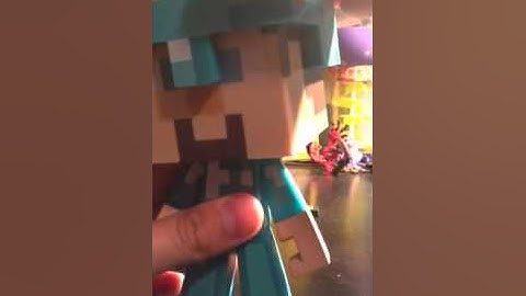 MineCraft Steve Diamond Edition toy review
