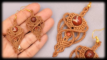 Macramé Earrings Tutorial |  How to Make Macramé Earrings | Step by Step Tutorial