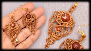 Macramé Earrings Tutorial |  How to Make Macramé Earrings | Step by Step Tutorial
