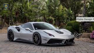 Misha design ferrari 488 gtb / spider body kit consisting of: front
hood bumper bar ferr...