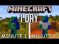 I Survived 1 DAY in Minecraft and Here's What Happened...