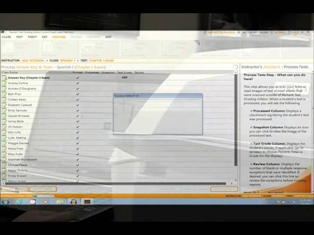 Scantron iNSIGHT 30 Scoring Tests with Remark Test Grading & Reporting on Learning Objectives