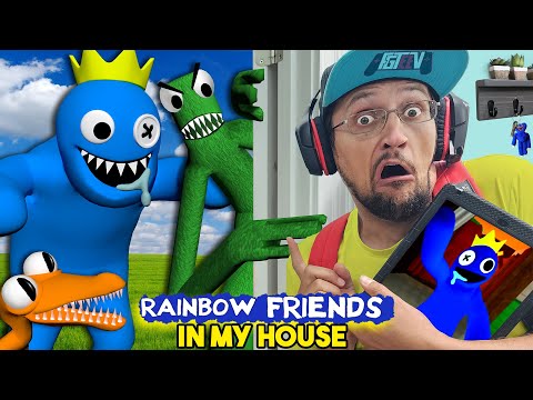 Roblox Rainbow Friends are NOT our Friends 🌈=💀 (FGTeeV Gameplay w/ Drizz)  - BiliBili