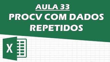 Excel Aula 33 - Como Fazer Procv com Dados Repetidos no Excel