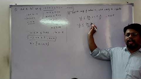 ICSE : CLASS 10 : MATH : LINEAR INEQUATIONS