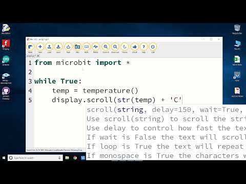 EP017 - Microbit Programming - Measure Temperature