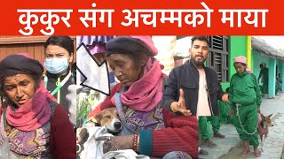 कुकुर संग यस्तो माया  मनछुने कथा Bhagya Neupane Help Video Manav Sewa Ashram Sarlahi