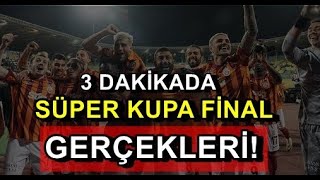 3 DAKİKA'DA SÜPER KUPA GERÇEKLERİ #GSvFB #SüperKupa #Galatasaray #Fenerbahçe