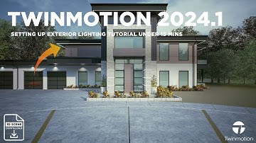 Transform Your Designs with Twinmotion 2024.1: Quick Lighting Tutorial under 15 Minutes!