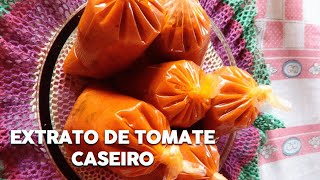 Receita super fácil de extrato de tomate - Delicias e Sabores da Tia Dalva