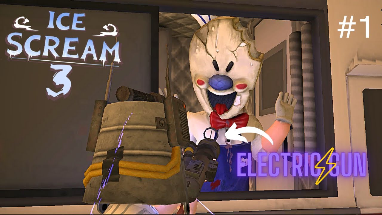 MY FRIEND MADE A ELECTRIC GUN FOR ICE CREAM UNCLE | ICE SCREAM 3