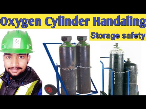 Oxygen cylinder safety in Hindi ! Oxygen cylinder Handling ! safety professional