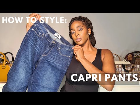 CAPRI PANTS are back! Here's How to Style Capris 