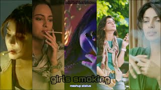 🚬 Girls Smoking Mashup Whatsapp | Smoking Cigarette Status Bollywood Actress Whatsapp Status 🚬 screenshot 1