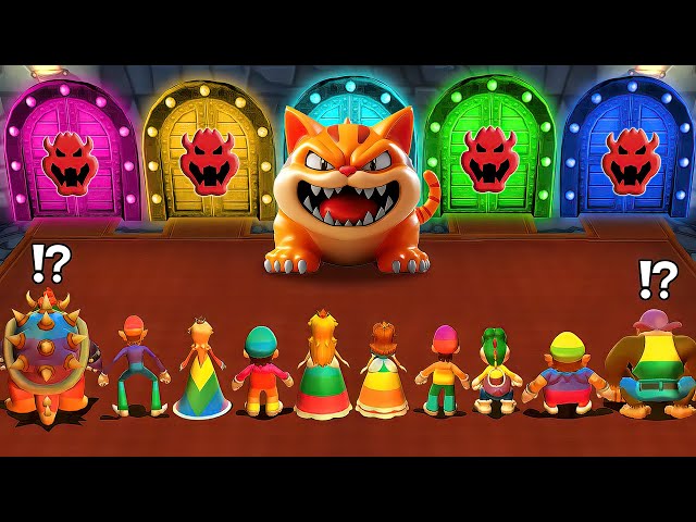 マリオパーティ9」虹色の衣装を纏った全キャラクターを紹介！ - YouTube