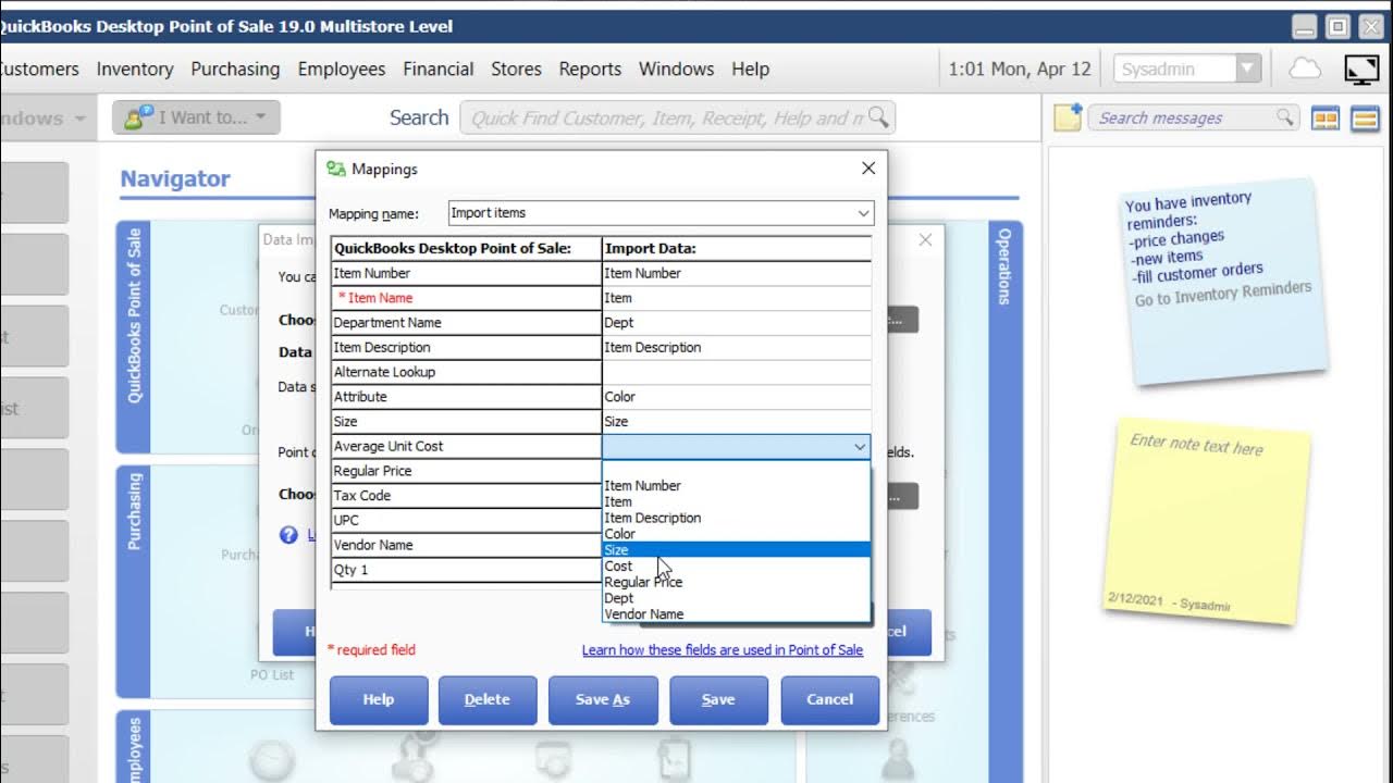 Importing in QuickBooks Point of Sale YouTube