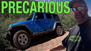 Jeep Slid Off Road