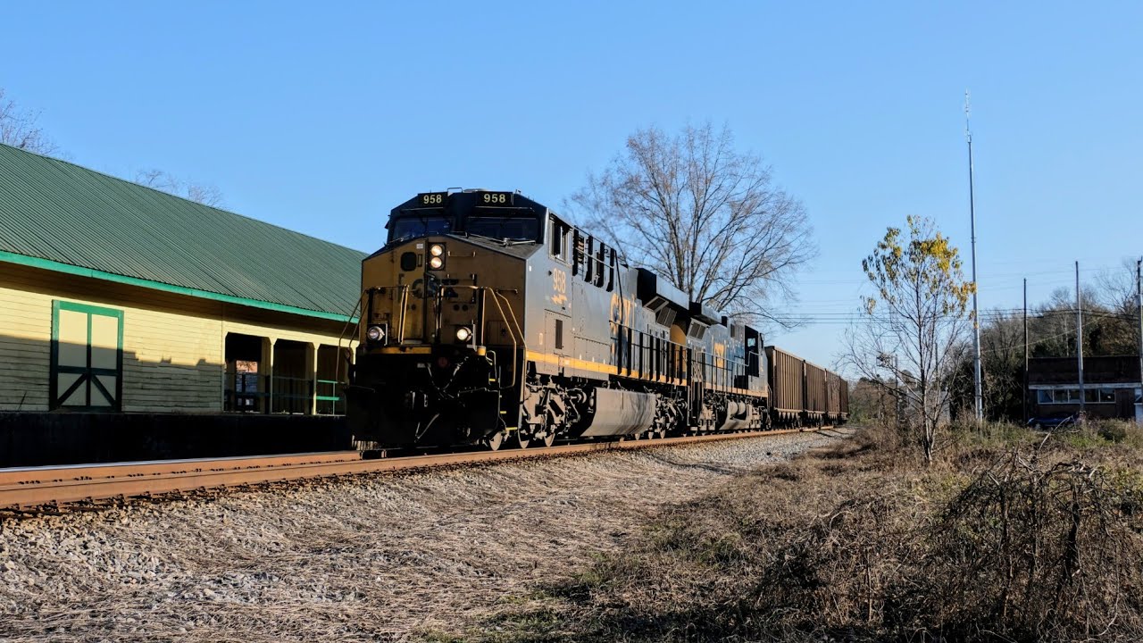 Railfanning around Hamlet, Gibson, & Rockingham, NC & scenes from