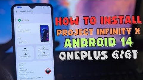 How To Install Project Infinity X Android 14 OnePlus 6/6T | Dynamic to Normal Partition Flash Guide