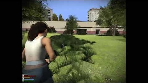 Vue à la 3ème personne/ 3rd person view. (Gmod)