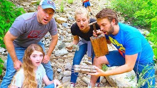 real explosives treasure hunt search for the bandits cash with that youtub3 family the beach house