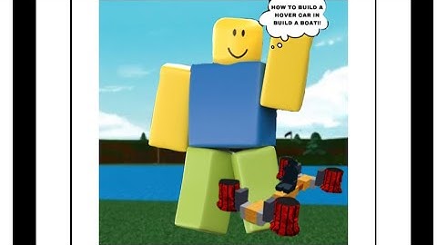 HOW TO BUILD Power hover car || ON Build a Boat for Treasure!