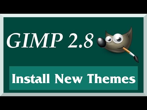نحوه نصب تم های جدید GIMP | آموزش نحوه GIMP
