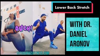 Lower Back Stretch w/ Dr. Daniel Aronov - Hip Flexor Wall Stretch