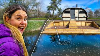 Fishing an Untouched Lake from a Luxury LAND POD!?