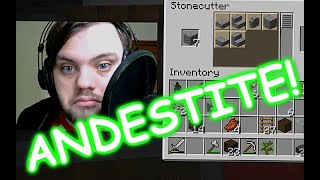 Literally just getting andestite for my Minecraft house