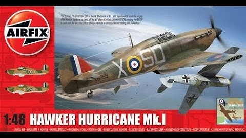 Airfix : Hawker Hurricane Mk.I : 1/48 Scale Model : In Box Review