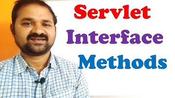Servlet Interface Methods || Web Technologies || Advanced Java