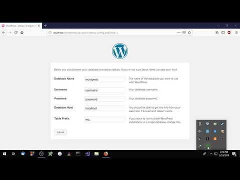 Install Wordpress with WAMP server