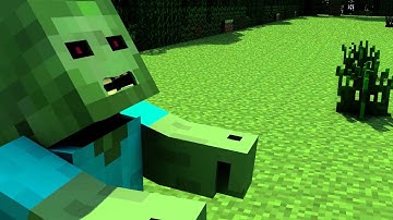 (100 SUB SPECIAL) Minecraft Zombie Intro FREE DOWNLOAD (Cinema 4D)