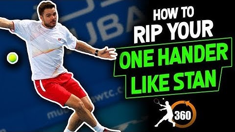 One Hand Backhand Lesson | How to Rip it Like Stan Wawrinka
