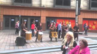 Clanadonia performing "The Gael"- [The Last of the Mohicans] at Buchanan Street- Glasgow (2012)