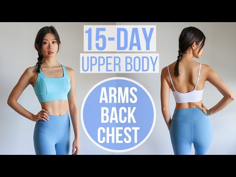 15 MIN ARMS, BACK & CHEST | 15-Day Upper Body Transform Program ~ Emi