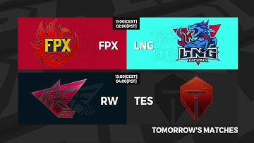 OMG vs.V5 | LGD vs. ES - Week 2 Day 1 | LPL Summer Split (2020)