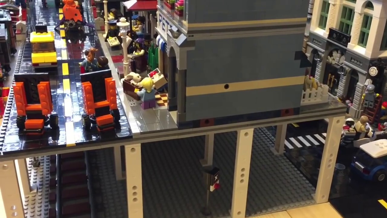 lego underground train station
