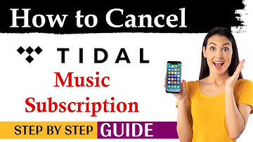 How to cancel Tidal Music Membership | cancel tidal music plan