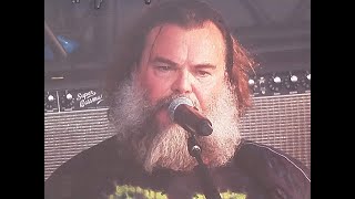 Clisson, France. 18th June, 2023. Jack Black with Tenacious D performing  live on stage during Hellfest Open Air Festival in Clisson, France on June  18, 2023. Photo by Julien Reynaud/APS-Medias/ABACAPRESS.COM Credit: Abaca