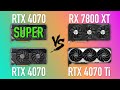 Rtx 4070 super vs rx 7800 xt rtx 4070 ti rtx 4070 best gpu for 1440p gaming pc build