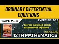 12th Maths Exercise 10.8 Q.No.10 Ordinary Differential Equations CHAPTER 10 TN New Syllabus