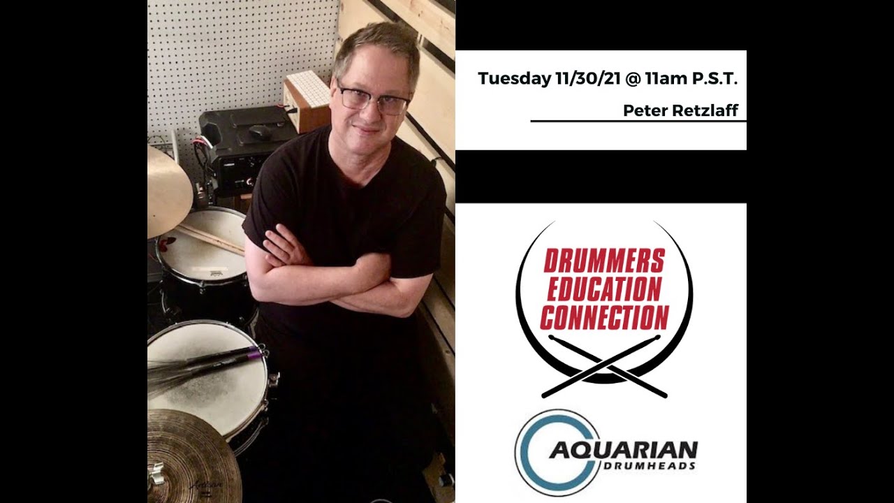 D.E.C. Episode 57: Interview with Drummer/Educator/Author Peter Retzlaff!