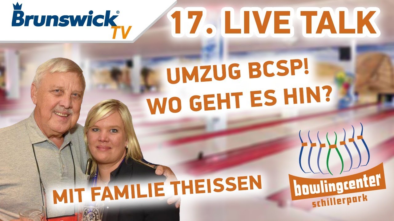 17. Brunswick TV Live Talk - Umzug des Bowlingcenter Schillerpark mit Familie Theissen