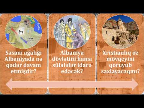 Azərbaycan tarixi 6-cı sinif 23. Albaniya Sasanilər imperiyasının tərkibində