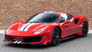 In-depth walkaround of this 2019 ferrari 488 pista with highlighted
features, interior shots, start-up & revs! click here for an
description and vie...