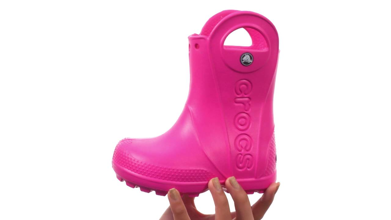 crocs kids handle it rain boots