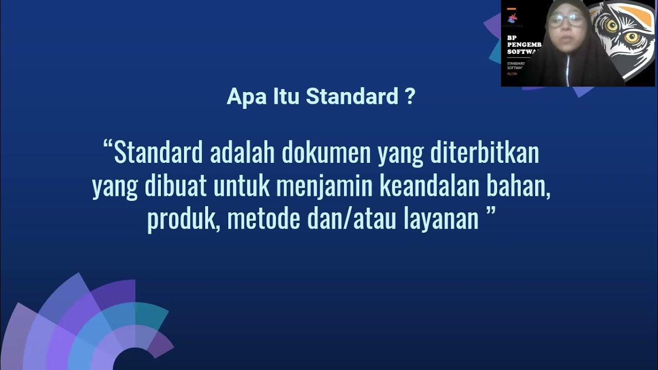 STANDARD PENGEMBANGAN SOFTWARE | WIKI BP PENGEMBANGAN SOFTWARE - YouTube