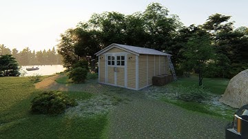Freelancer.com Render realistic Shed (Corona / V-Ray / 3D Max)
